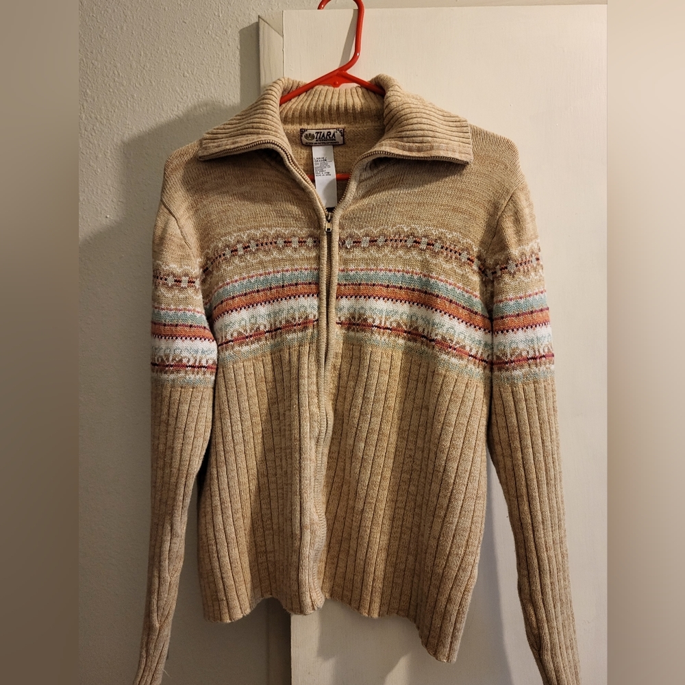 Zip up sweater